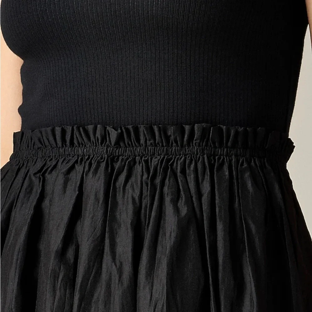 New J. Crew Gathered-waist mixy dress - Picture 3 of 4